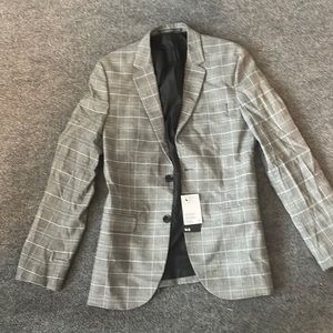 Grey Checked Suit ($75)